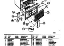 Frigidaire Air Conditioner Parts Diagram & Details