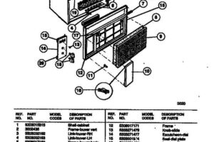 Frigidaire Air Conditioner Parts Diagram & Details